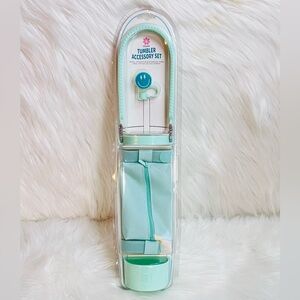 Blue Tumbler Accessory Set